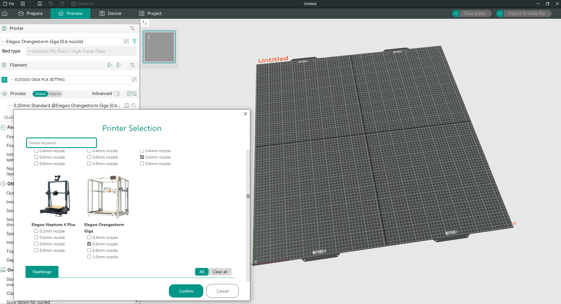 Orangestorm Giga Profile for Orca Slicer